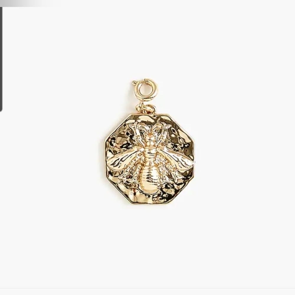 J. Crew Gold Bee Pendant - Picture 2 of 4